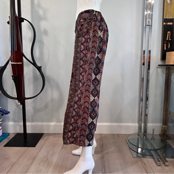 Boho Gypsy V - Waist Wide Leg Pants - Picture 4 of 14